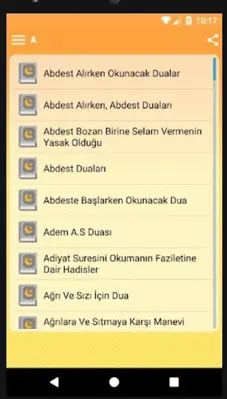 Şifalı Dualar android App screenshot 1